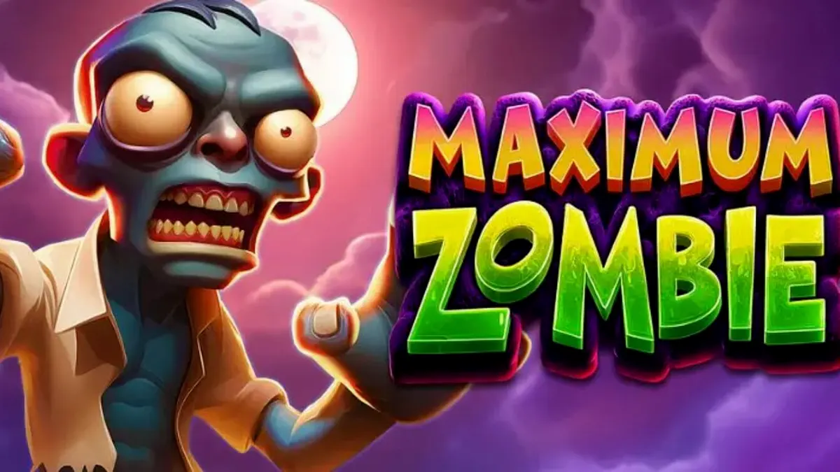 Tampilan antarmuka seluler slot Maximum Zombie dengan tema kiamat